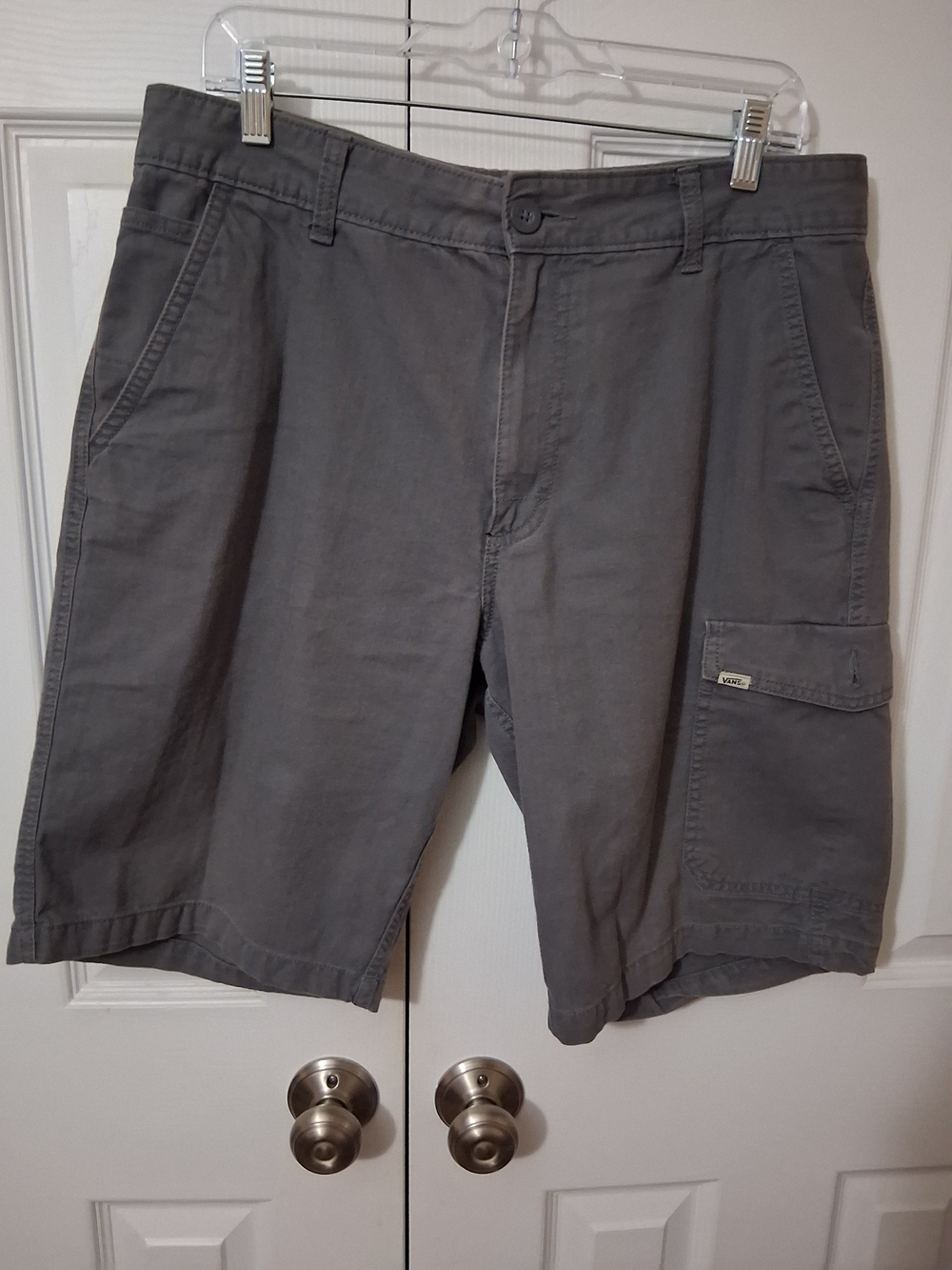 Vans Men's Charcoal Gray Cargo Shorts